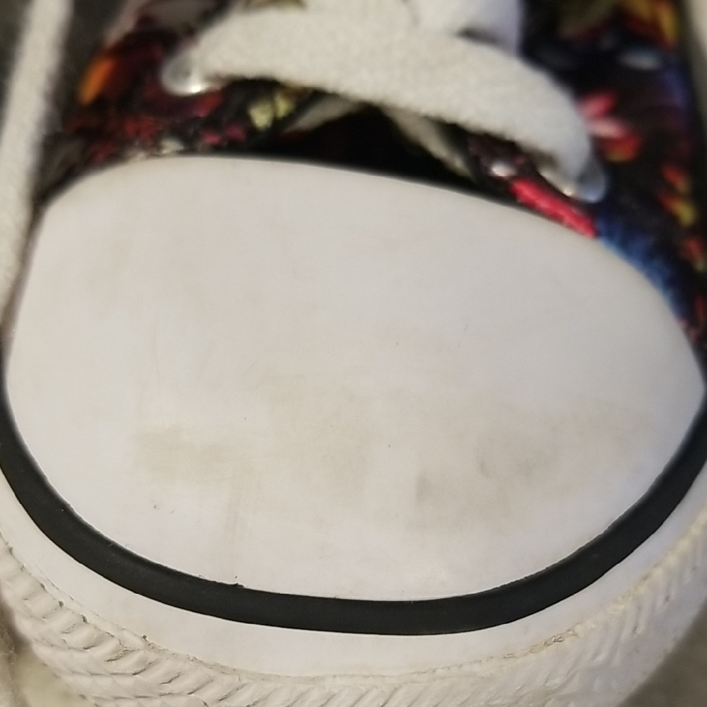 Converse All Star Kids Butterfly Print Low-Top Sneakers Size 10 - Picture 8 of 8